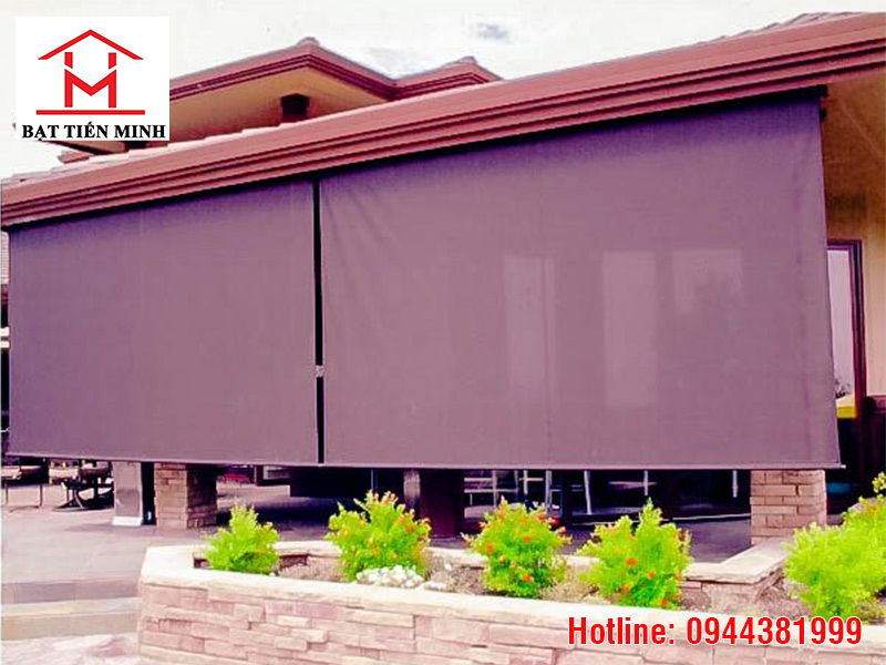 Bạt cuốn che nắng mưa ban công tại Hà Giang